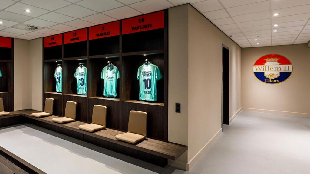 Nieuwe kleedkamer Willem II