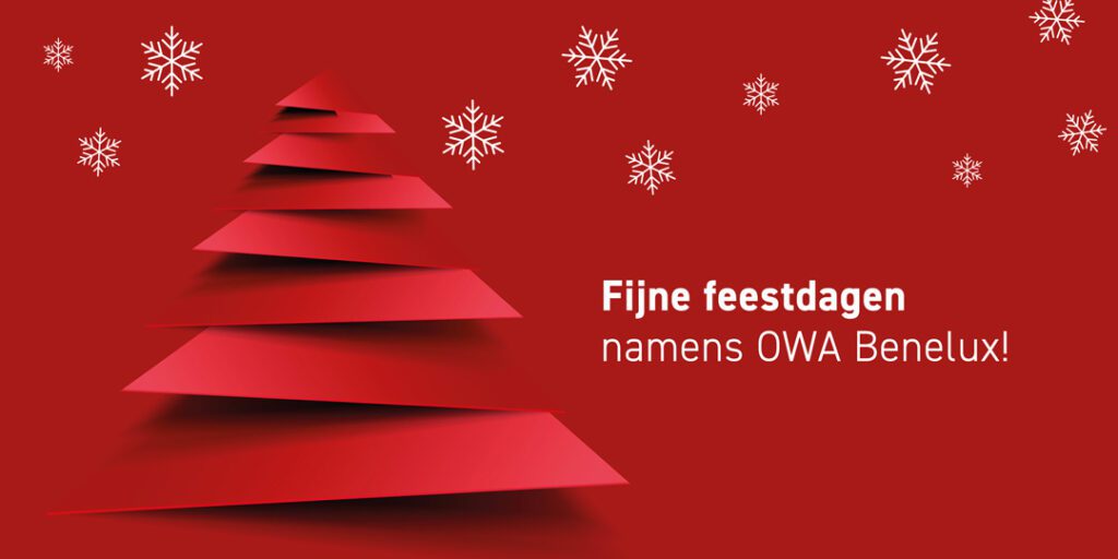 Fijne feestdagen namens OWA Benelux!