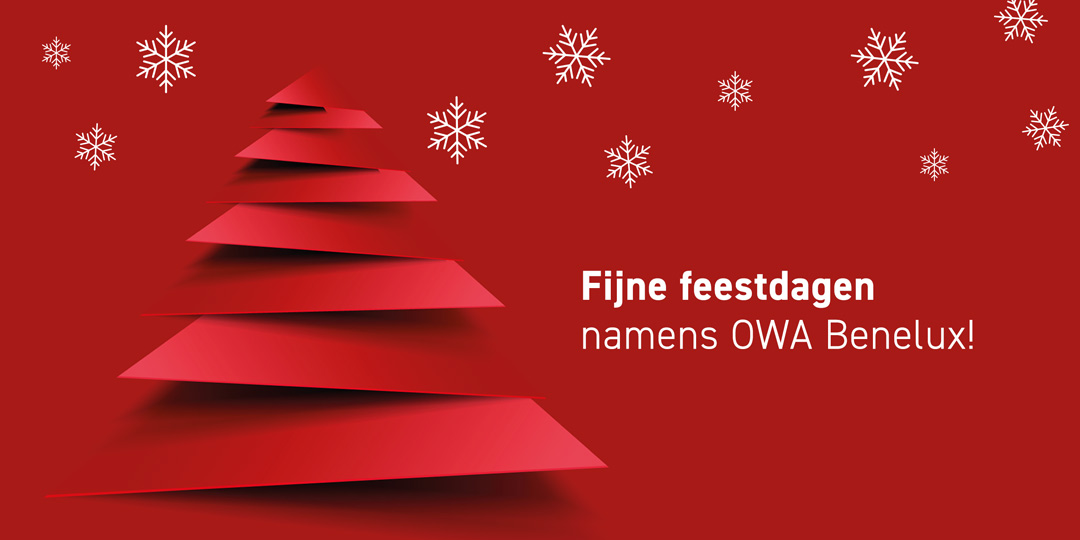 Fijne feestdagen namens OWA Benelux!