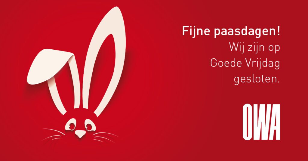 Fijne paasdagen namens OWA Benelux