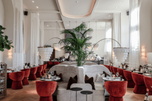 Madonna Antwerp akoestiek in het restaurant, grand cafe en bar