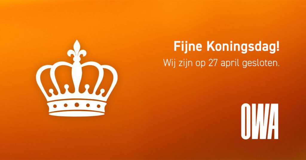 Fijne Koningsdag namens OWA Benelux!